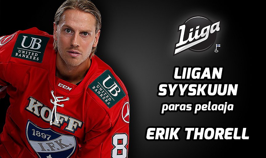 Liiga’s Player of the Month: Erik Thorell