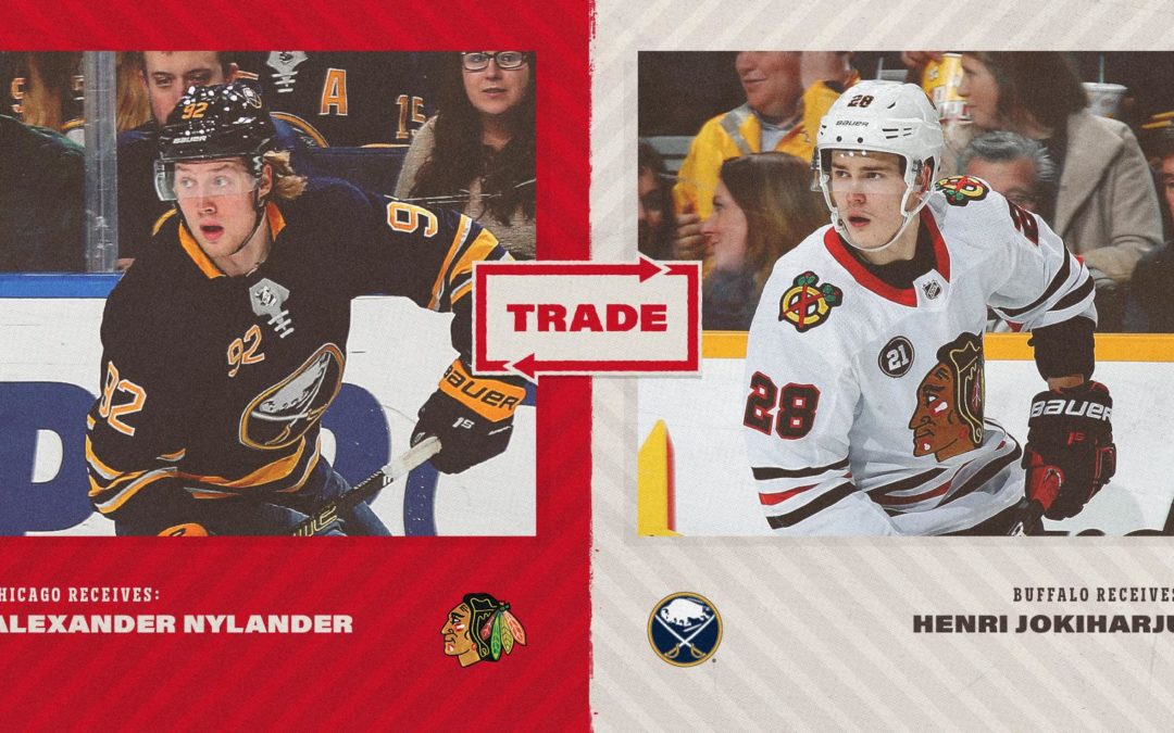 Alex Nylander Traded to Chicago Blackhawks