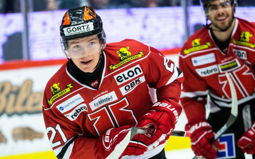 Linus Öberg Signs Rookie Contract With Örebro Hockey