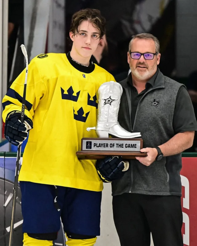 @filipekbergg_ wasted no time. FOUR goals in Sweden’s #U18MensWorld opener! 🔥🇸🇪